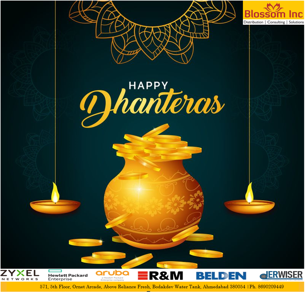 Dhanteras Wishes 2022 from Blossom Inc