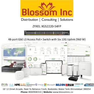 XGS2220-54FP 48-port GbE L3 Access PoE+ Switch with 6 10G Uplink (960 W)